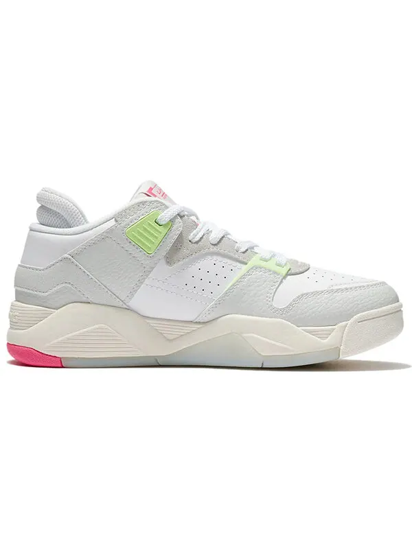 Кроссовки повседневные баскетбольные кроссовки Li-Ning — изображение 3 из 4, серый/зеленый/розовый