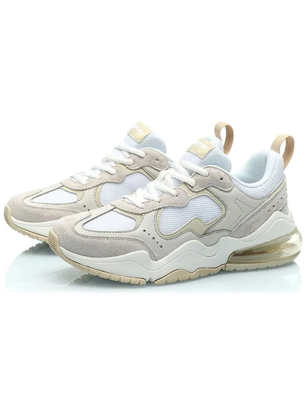 Кроссовки противоточные неоновые Li-Ning — изображение 3 из 4, белый/серый