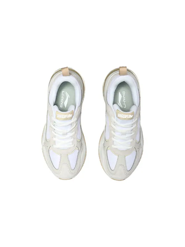 Кроссовки противоточные неоновые Li-Ning — изображение 4 из 4, белый/серый