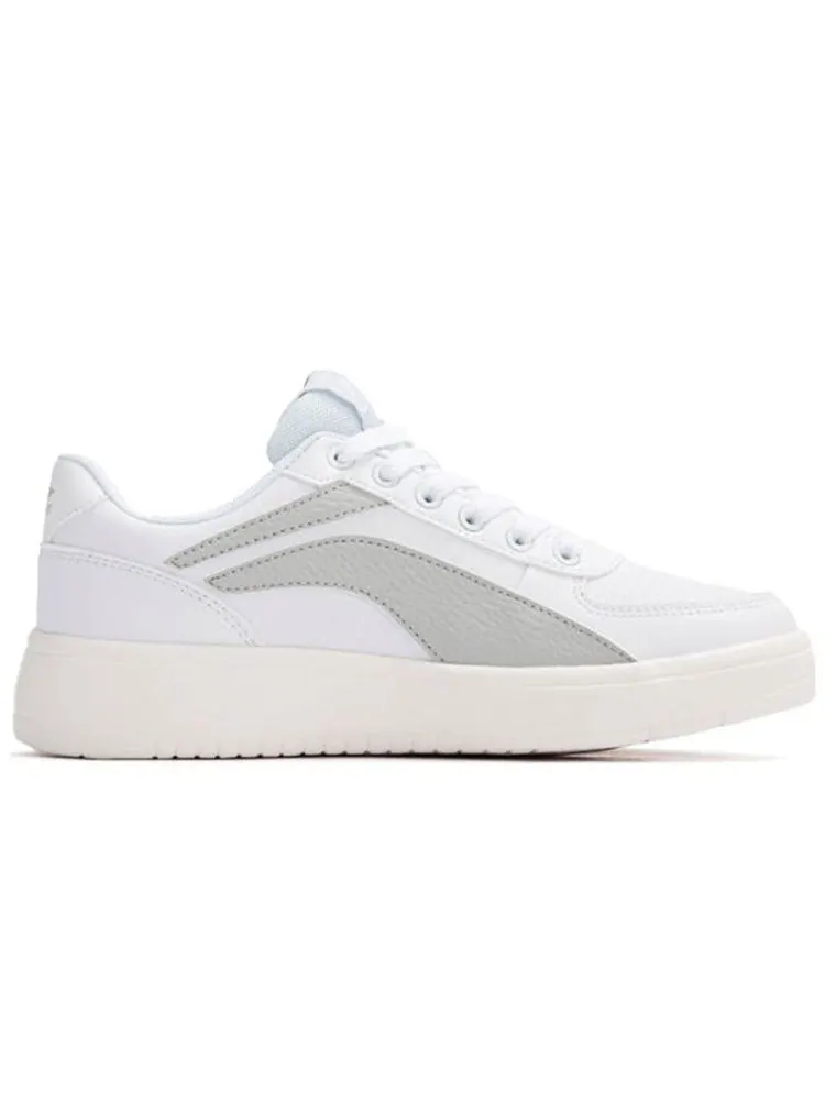 Кеды Li-Ning Casual Sneakers Low 'White' — изображение 2 из 8, серый