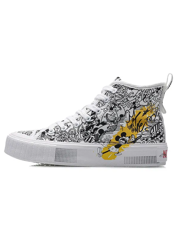 Кроссовки сумасшедший досуг x дисней Li-Ning — изображение 2 из 4, белый/черный