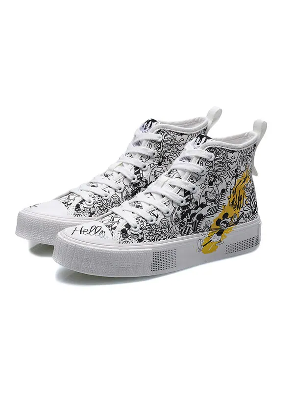 Кроссовки сумасшедший досуг x дисней Li-Ning — изображение 4 из 4, белый/черный