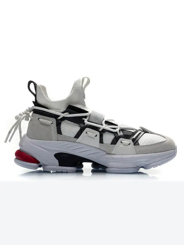 Кроссовки противоток Li-Ning — изображение 3 из 4, серый/белый