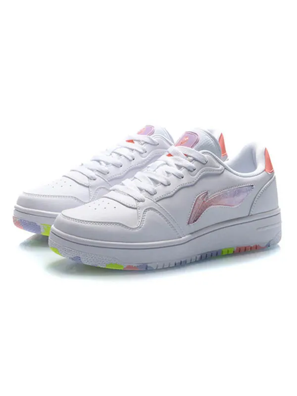 Кроссовки классические повседневные кроссовки Li-Ning — изображение 3 из 4, белый/фиолетовый
