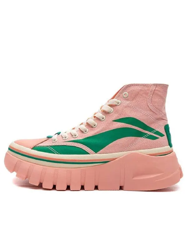 Кроссовки волна ботинок Li-Ning — изображение 1 из 4, розовый/зеленый