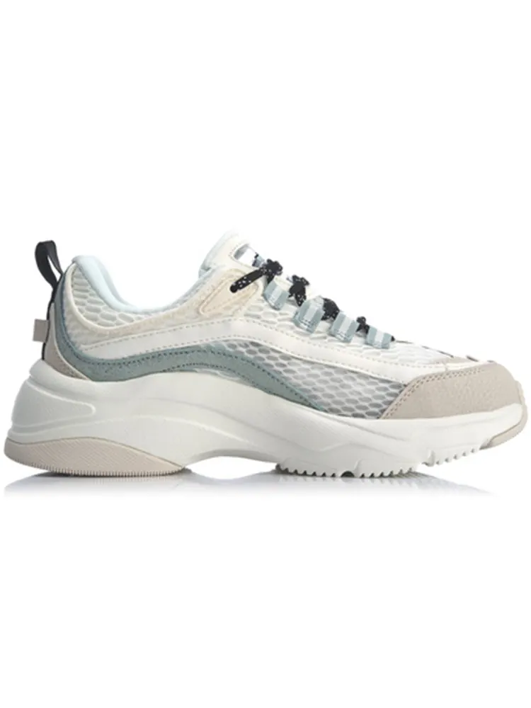 Спортивные кроссовки (WMNS) Li-Ning Aurora WindWalker 'White Grey' — изображение 2 из 5, белый