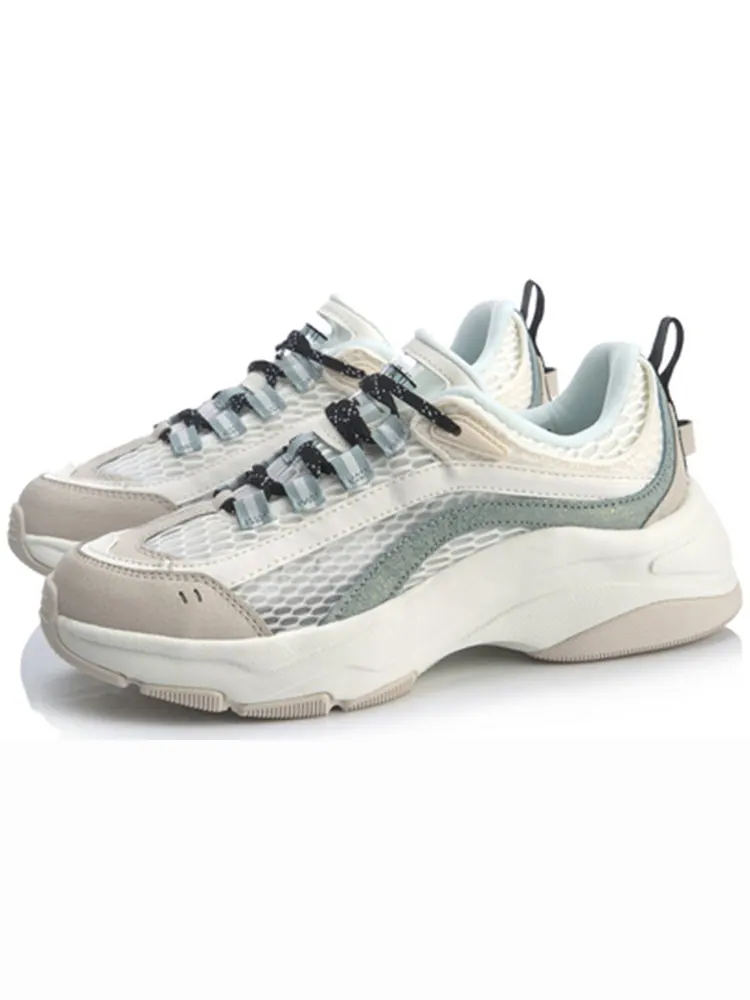 Спортивные кроссовки (WMNS) Li-Ning Aurora WindWalker 'White Grey' — изображение 3 из 5, белый