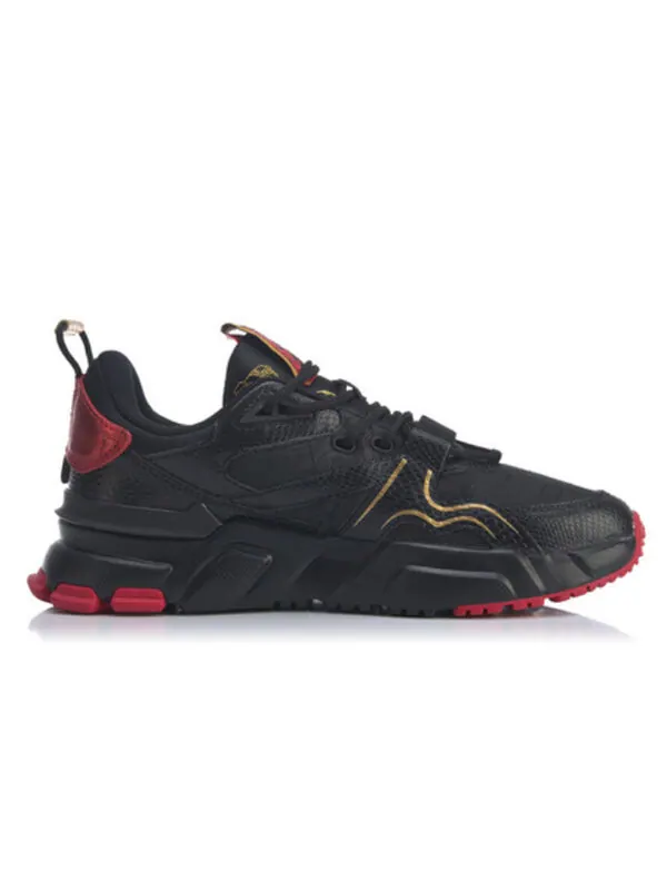 Кроссовки 001 support классические повседневные туфли cny красные Li-Ning — изображение 2 из 4, черный