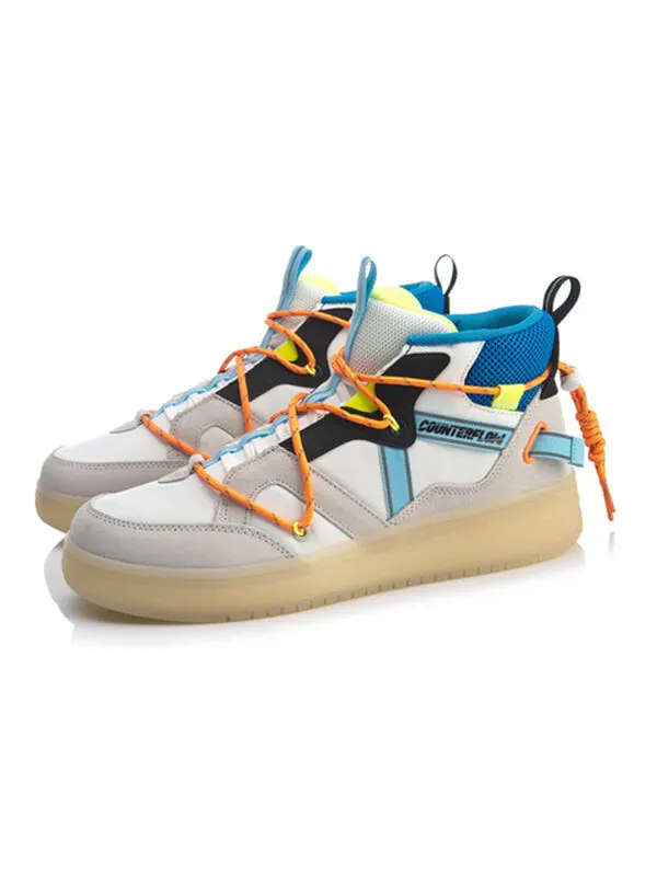 Кроссовки контрфлоу хантер Li-Ning — изображение 3 из 4, серый белый голубой