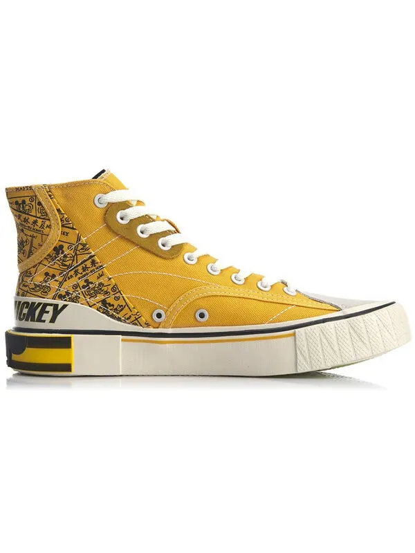 Кроссовки superwave холст hi Li-Ning — изображение 2 из 4, желтый