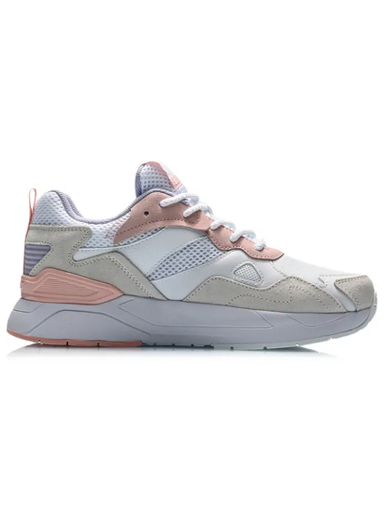 Спортивные кроссовки (WMNS) Li-Ning Glory 'White Pink' — изображение 2 из 5, белый