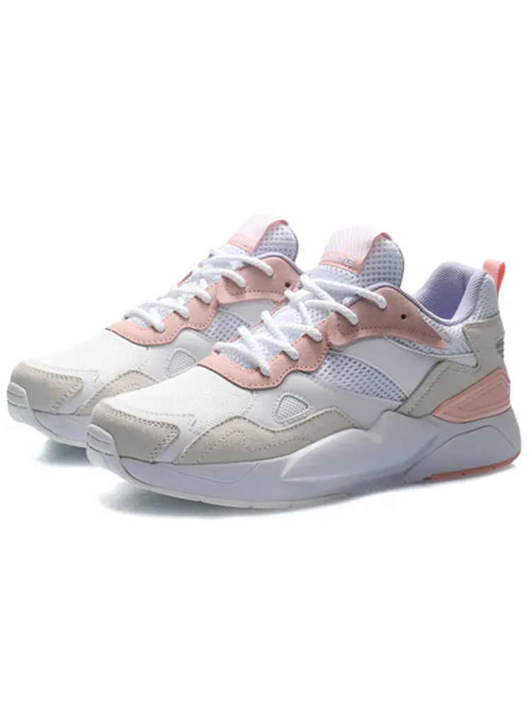 Спортивные кроссовки (WMNS) Li-Ning Glory 'White Pink' — изображение 3 из 5, белый