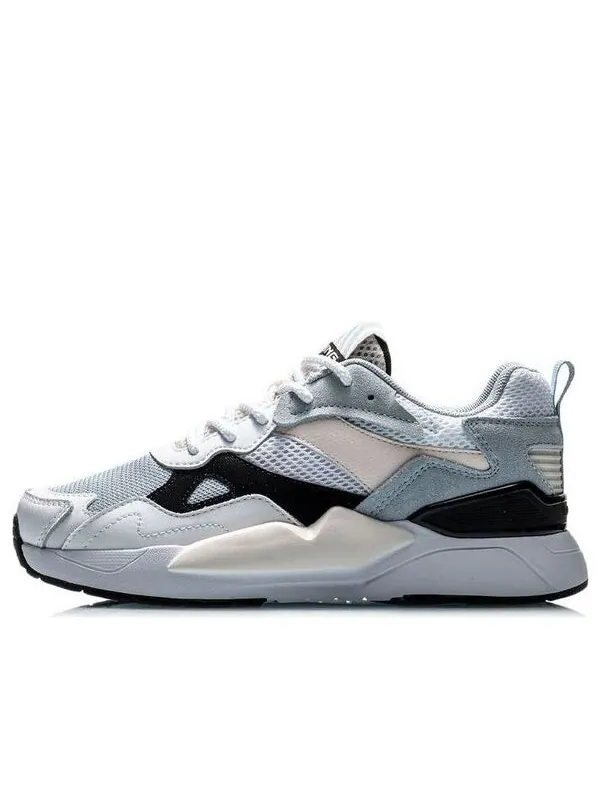 Кроссовки (WMNS) Li-Ning Glory 'White Blue' — изображение 1 из 4, синий