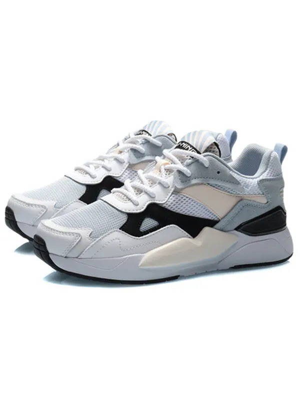 Кроссовки (WMNS) Li-Ning Glory 'White Blue' — изображение 3 из 4, синий
