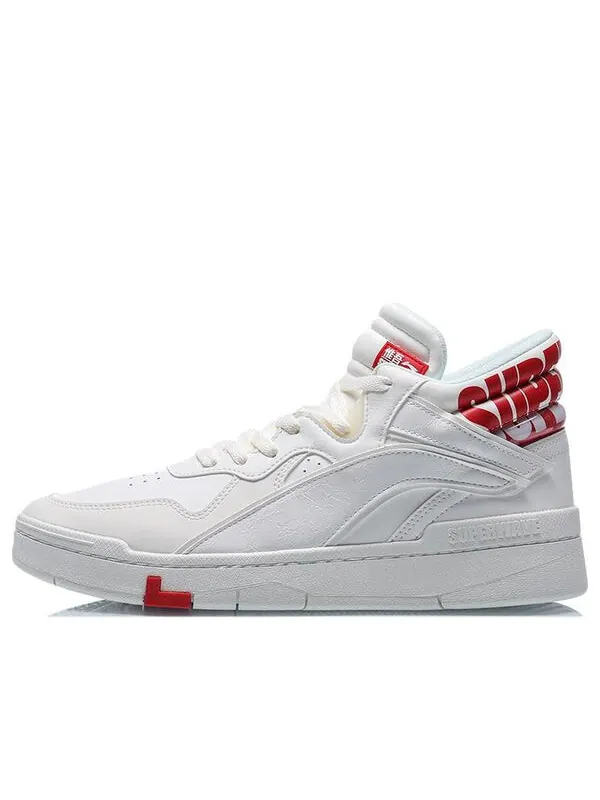 Кроссовки superwave mid Li-Ning — изображение 1 из 4, белый/красный