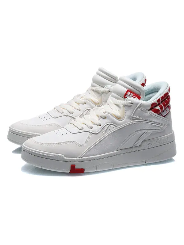Кроссовки superwave mid Li-Ning — изображение 3 из 4, белый/красный