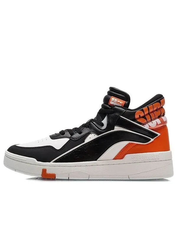 Кроссовки superwave mid Li-Ning — изображение 1 из 4, черный/белый/оранжевый