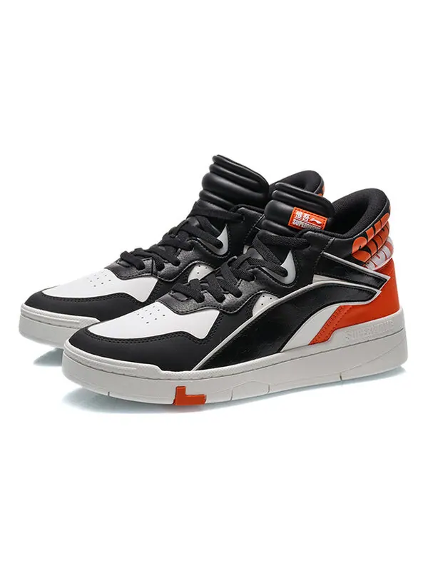 Кроссовки superwave mid Li-Ning — изображение 4 из 4, черный/белый/оранжевый