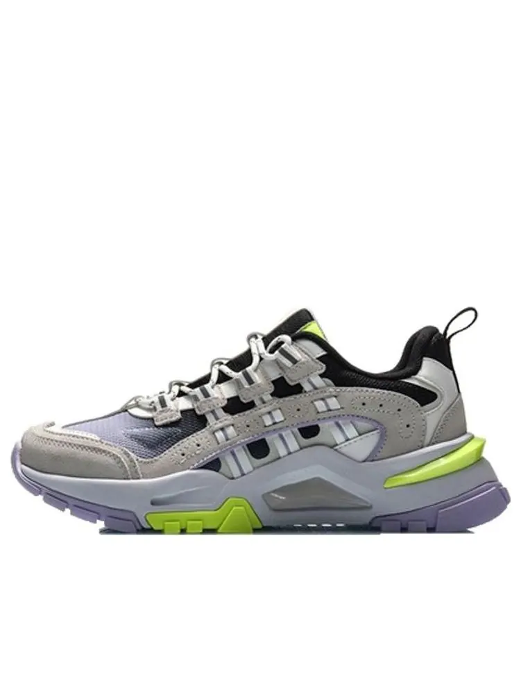 Спортивные кроссовки (WMNS) Li-Ning Reverses 'Grey Neon Yellow' — изображение 1 из 5, белый