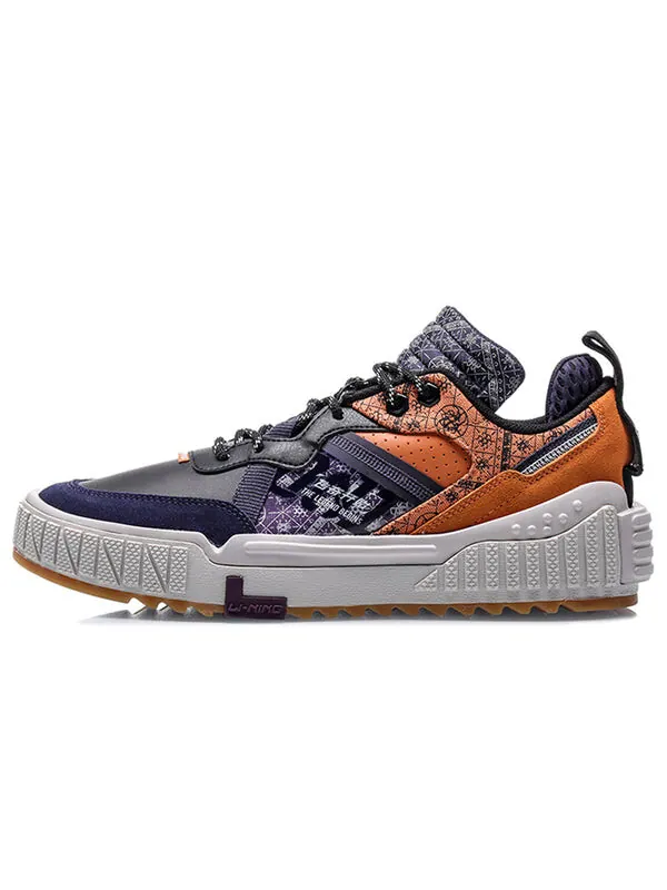 Кроссовки 001 разблокировать Li-Ning — изображение 2 из 4, черный/синий/оранжевый