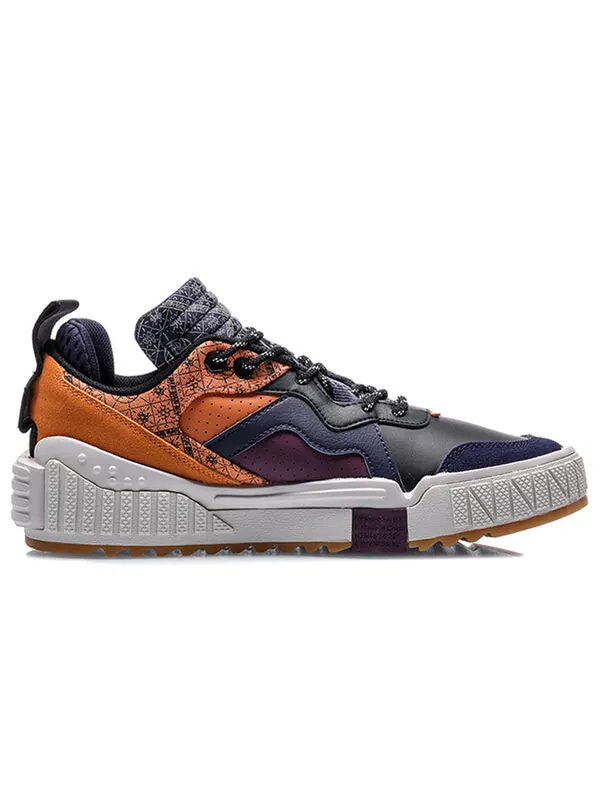 Кроссовки 001 разблокировать Li-Ning — изображение 3 из 4, черный/синий/оранжевый
