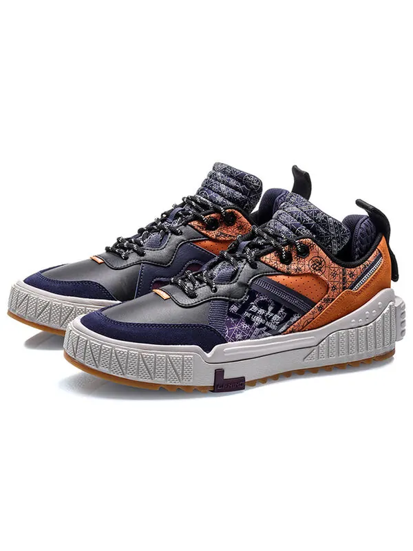 Кроссовки 001 разблокировать Li-Ning — изображение 4 из 4, черный/синий/оранжевый