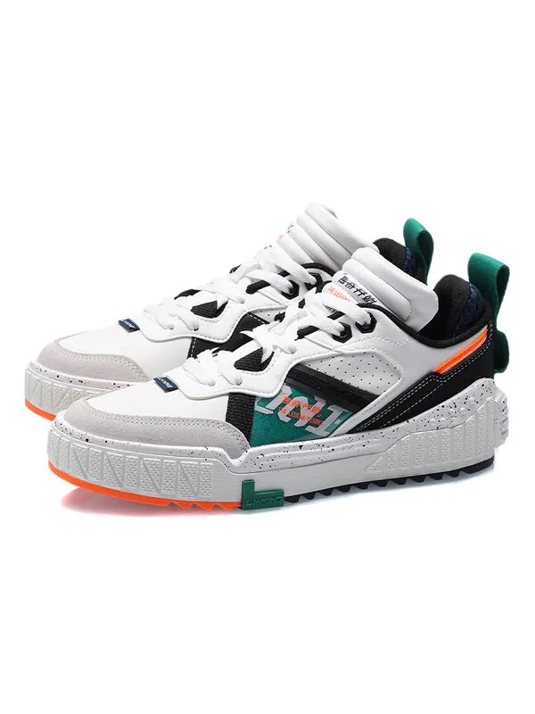Кроссовки 001 разблокировать Li-Ning — изображение 3 из 4, белый/зеленый/мульти
