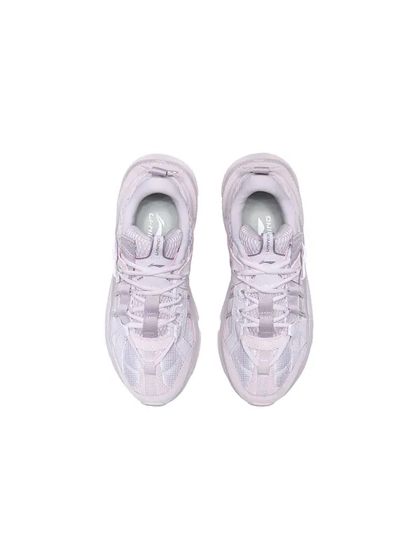 Кроссовки туманность м1 Li-Ning — изображение 4 из 4, серый/розовый