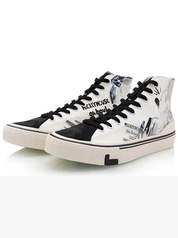 Кроссовки classic leisure hi x disney Li-Ning — изображение 3 из 4, белый