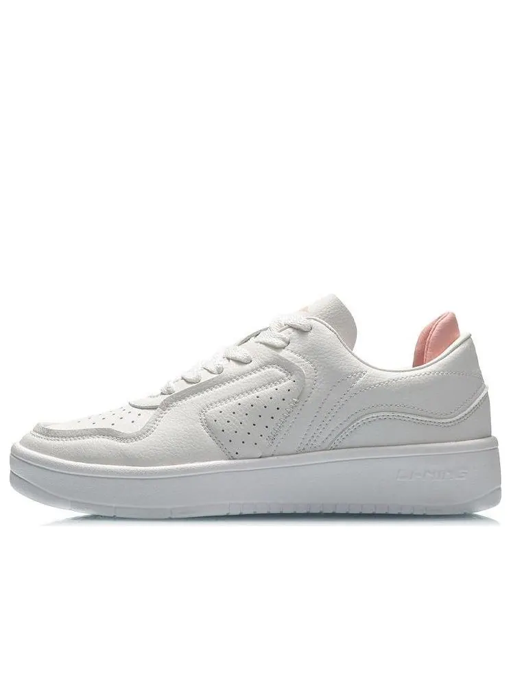 Кеды (WMNS) Li-Ning Sport Leisure 'White Light Orange' — изображение 1 из 5, белый