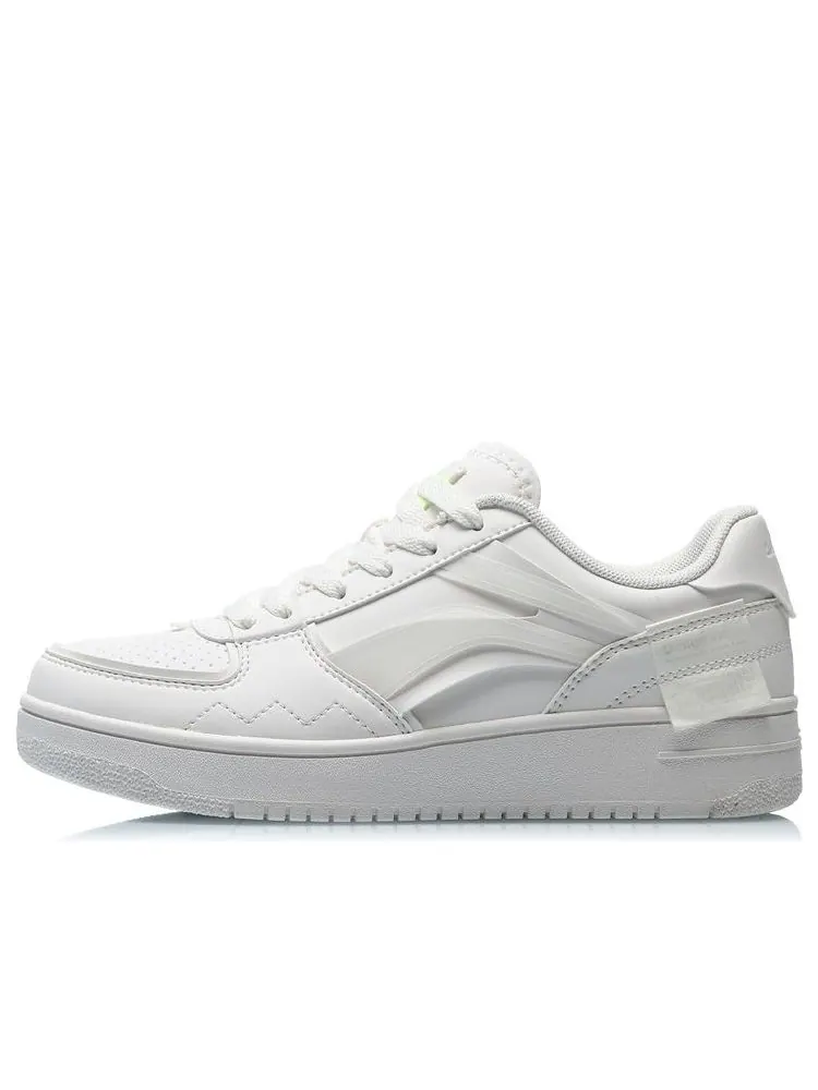Кеды (WMNS) Li-Ning Classic Leisure 'All White' — изображение 1 из 5, белый
