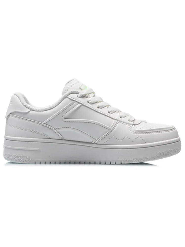 Кеды (WMNS) Li-Ning Classic Leisure 'All White' — изображение 2 из 5, белый