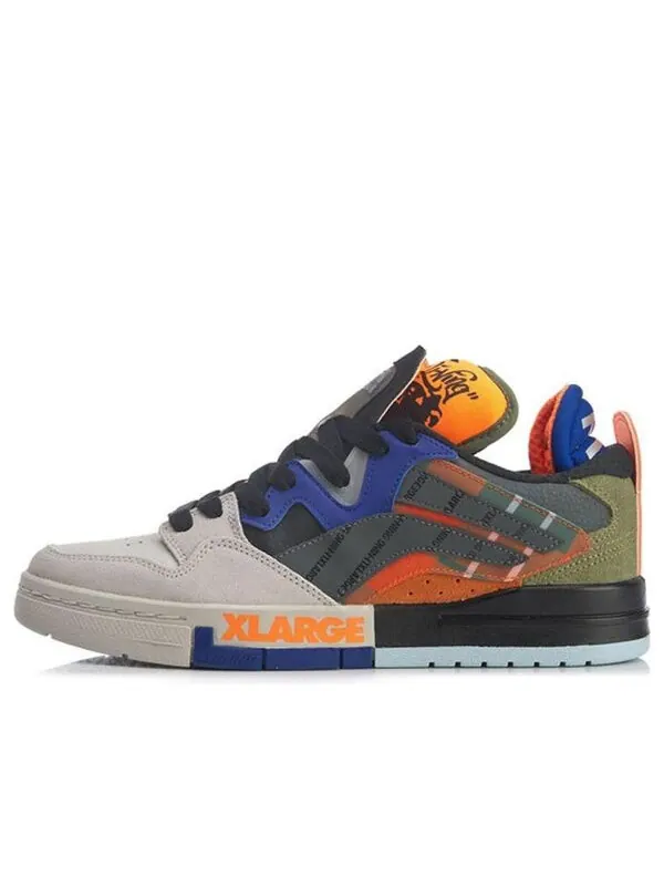Кроссовки классические скейтбординг низкие x xlarge Li-Ning — изображение 1 из 4, серо-оранжевый
