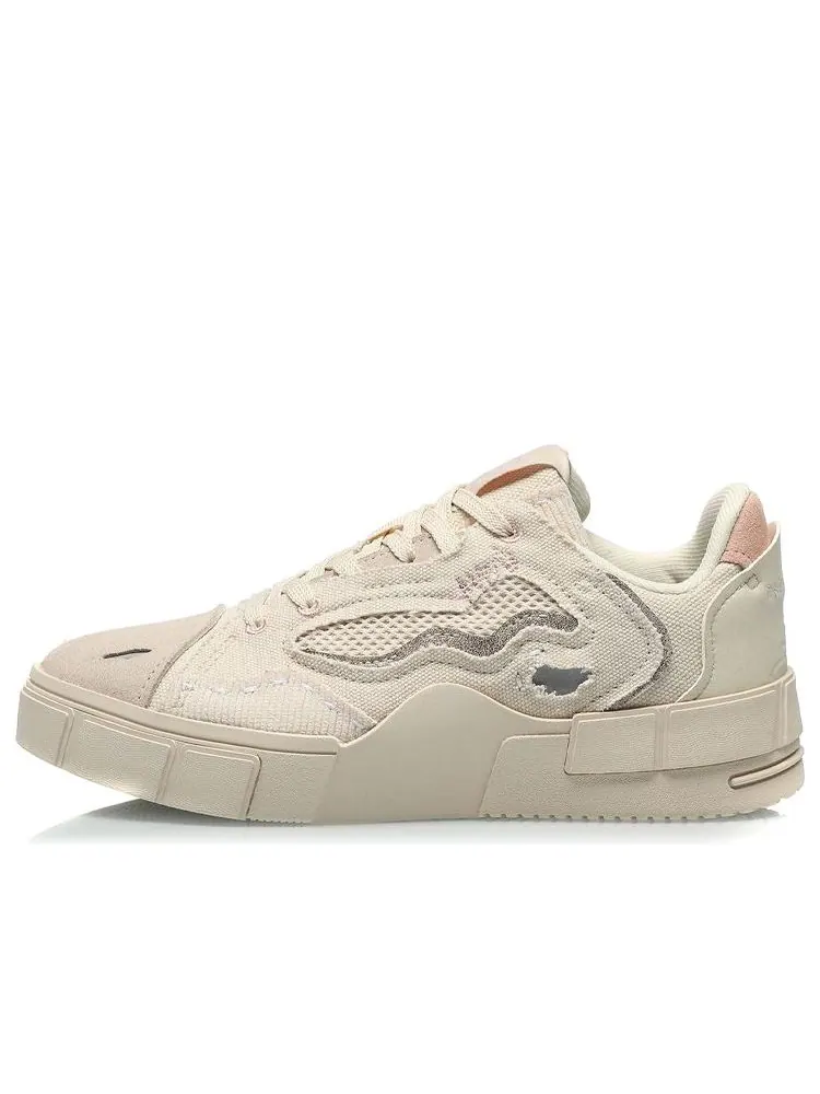 Кеды (WMNS) Li-Ning Counterflow 'Beige Khaki ' — изображение 1 из 5, белый