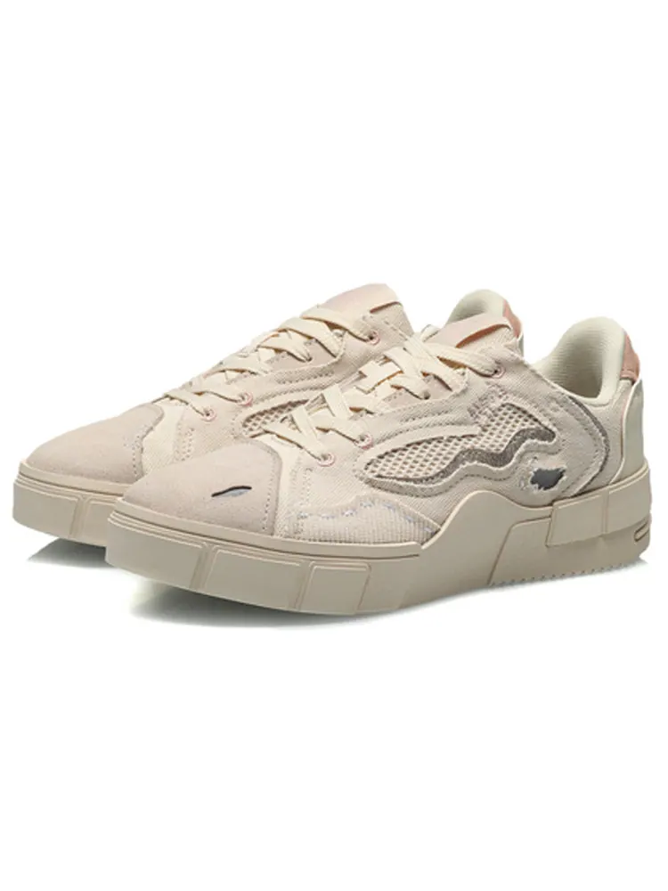 Кеды (WMNS) Li-Ning Counterflow 'Beige Khaki ' — изображение 3 из 5, белый