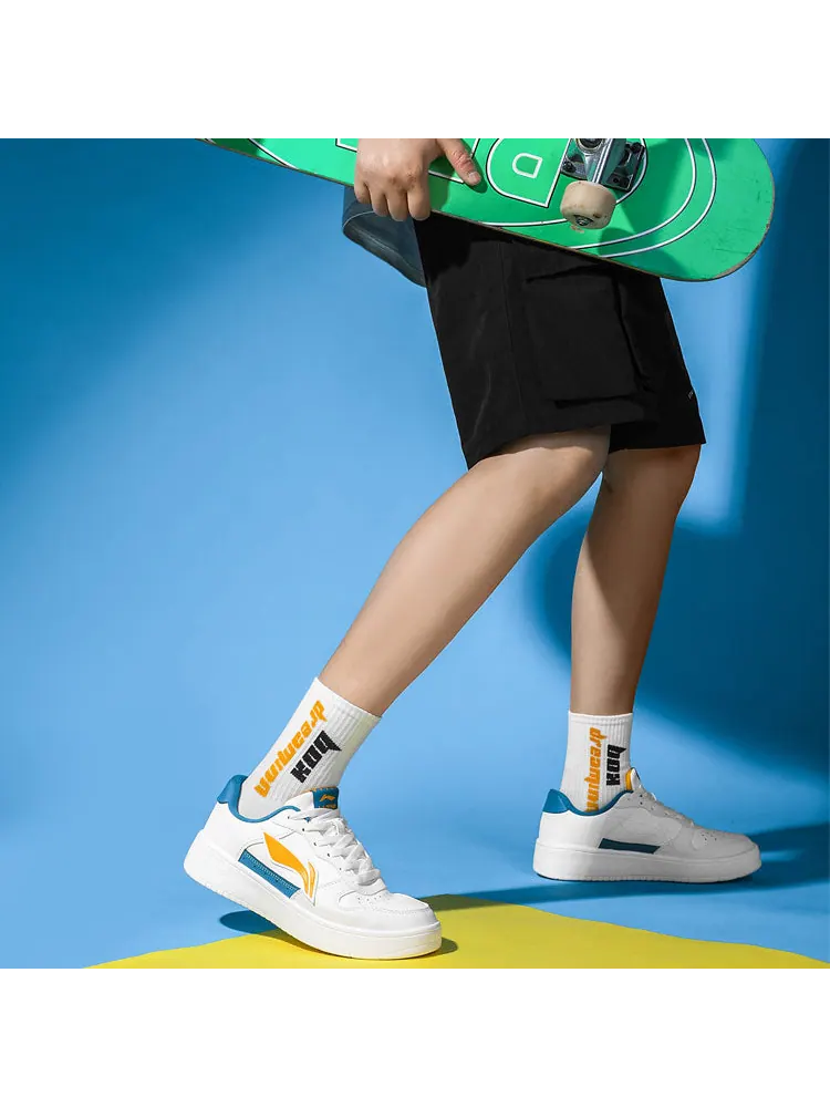Спортивные кроссовки Li-Ning Sport Leisure 'White Neon Orange' — изображение 6 из 9, белый