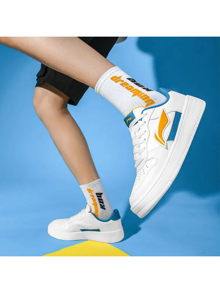 Спортивные кроссовки Li-Ning Sport Leisure 'White Neon Orange' — изображение 8 из 9, белый