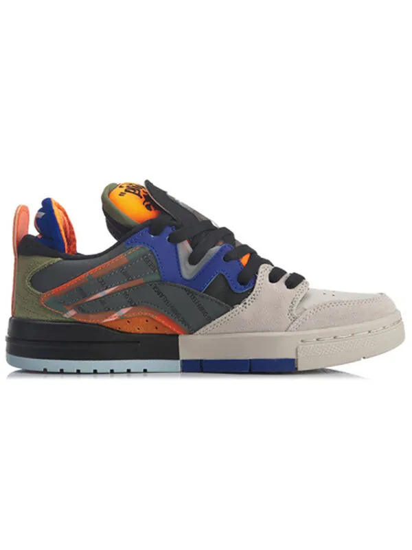 Кроссовки wave pro x xlarge Li-Ning — изображение 2 из 4, серо-оранжевый
