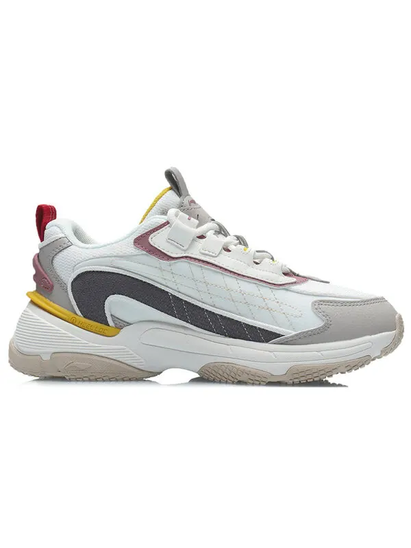 Кроссовки туманность м1 Li-Ning — изображение 2 из 4, белый/серый/желтый