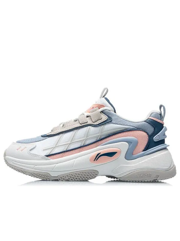 Кроссовки туманность м1 Li-Ning — изображение 1 из 4, белый/синий/розовый
