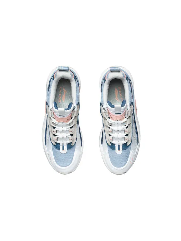 Кроссовки туманность м1 Li-Ning — изображение 4 из 4, белый/синий/розовый