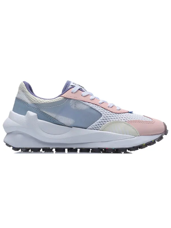 Кроссовки вечные 92 Li-Ning — изображение 2 из 4, серый/синий/розовый