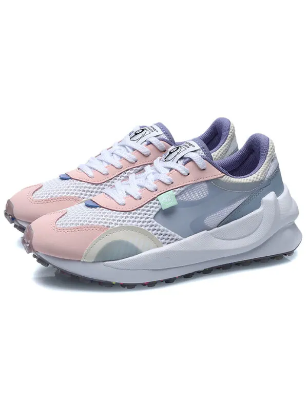 Кроссовки вечные 92 Li-Ning — изображение 3 из 4, серый/синий/розовый