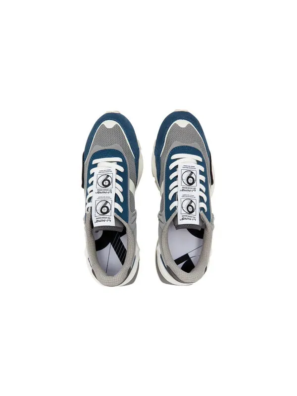 Кроссовки eternal 92 low парижская неделя моды 2021 Li-Ning — изображение 3 из 4, серый/белый/синий