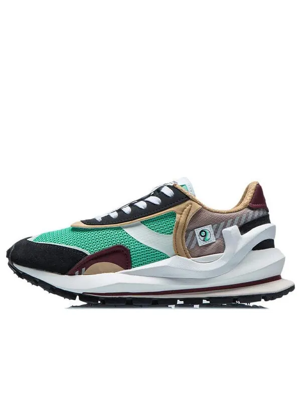 Кроссовки eternal 92 low парижская неделя моды 2021 Li-Ning — изображение 1 из 4, зеленый/коричневый/белый