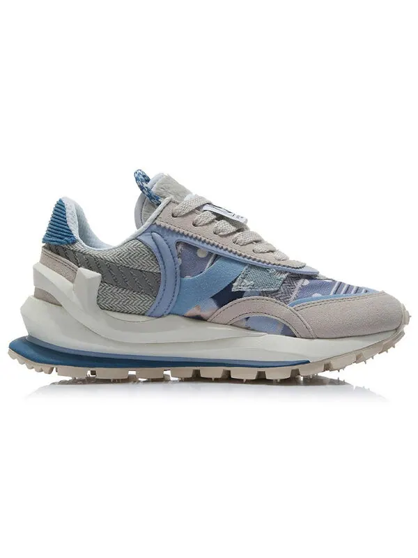 Кроссовки вечные 92 Li-Ning — изображение 2 из 4, серый/синий