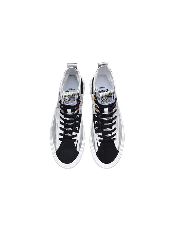 Кеды классические холщовые hi x disney Li-Ning — изображение 4 из 4, белый/черный