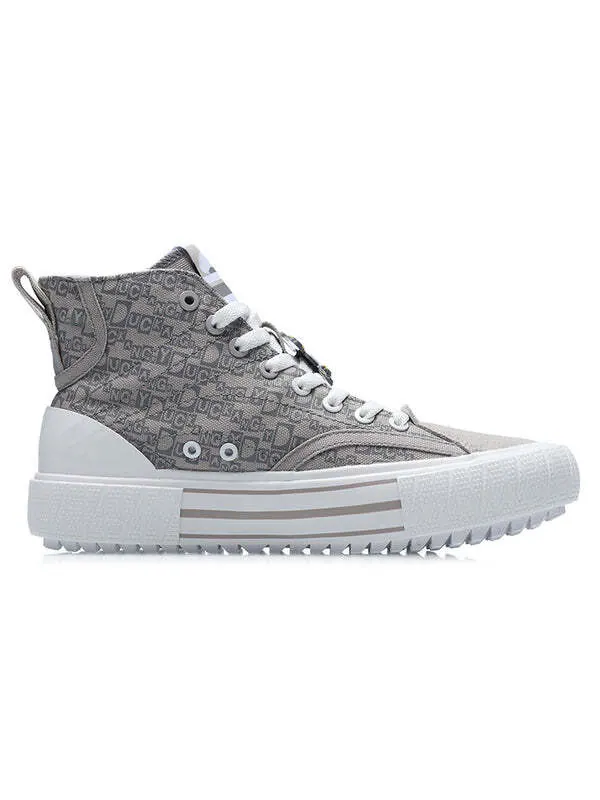 Кроссовки x disney canvas hi shoes Li-Ning — изображение 2 из 4, серый/белый