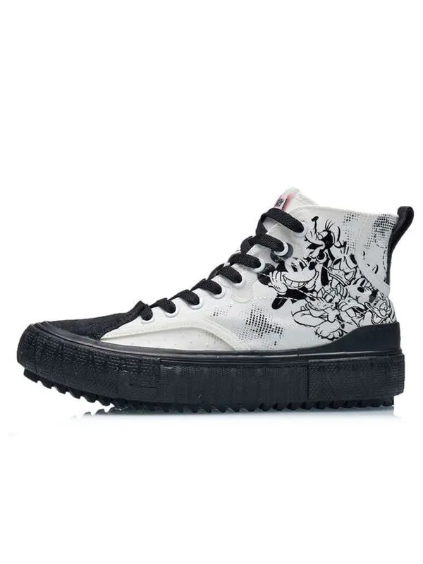Кроссовки x disney canvas hi shoes Li-Ning — изображение 1 из 4, белый/черный