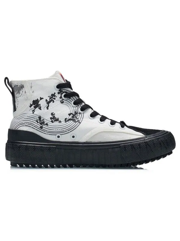 Кроссовки x disney canvas hi shoes Li-Ning — изображение 2 из 4, белый/черный
